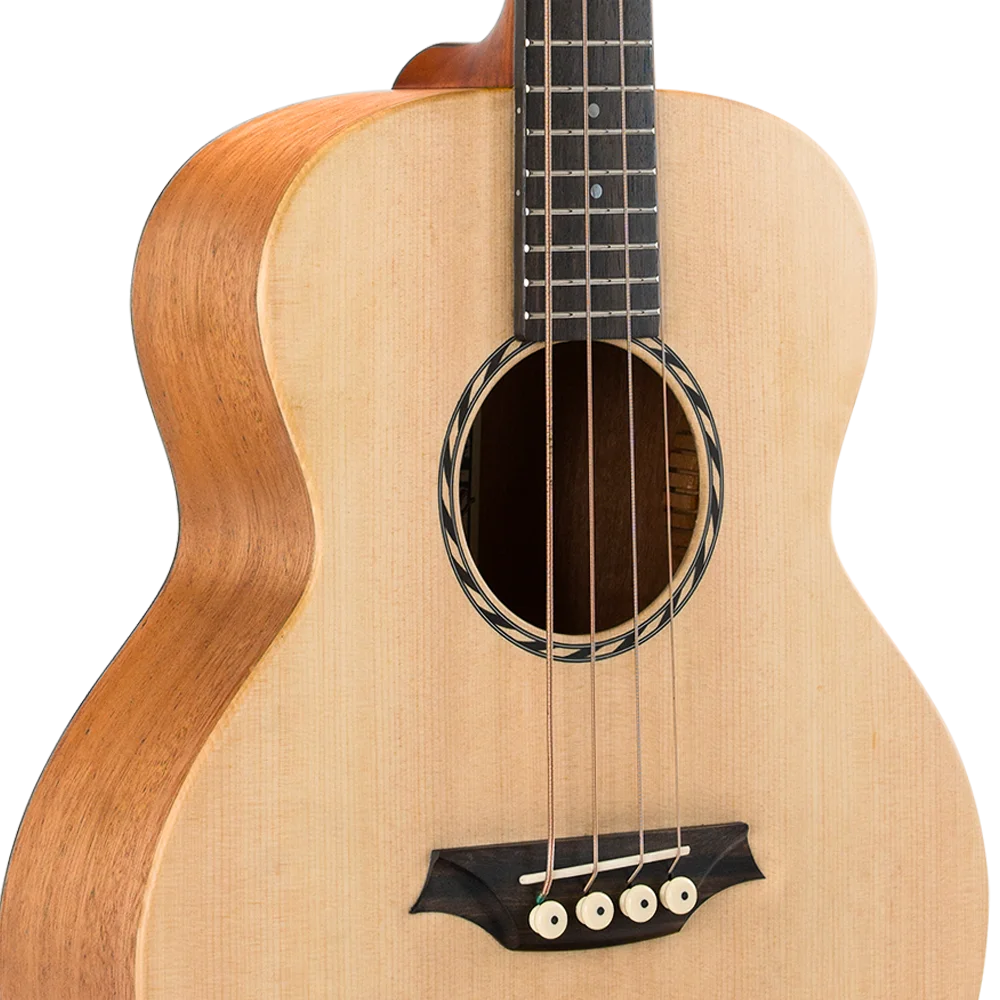 Tahoma Series, Mini Jumbo, Electric Acoustic Bass, Solid Spruce Top